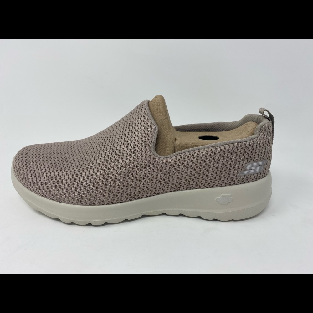 Skechers Women's Go Joy Walking Shoe, Taupe, Wide Sizes